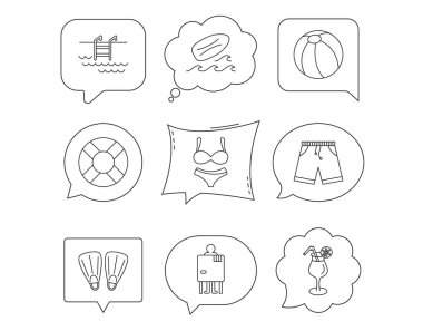 Sörf tahtası, Yüzme Havuzu ve gövdeleri simgeler.