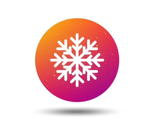 Snowflake icon. Air conditioning sign. — Stock Vector