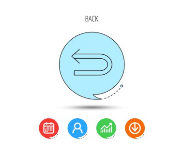 Geri ok simgesi. Önceki işaret.