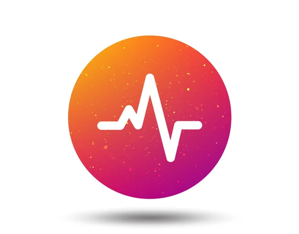 Heartbeat icon. Cardiology symbol. — Stock Vector