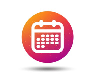 Takvim simgesini. Olaylar uyarı mektubu işareti.