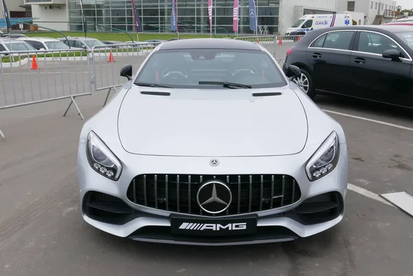 Lima Pérou Septembre 2018 Vue Face Une Nouvelle Mercedes Amg — Photo