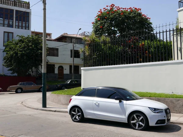 Lima Perú Abril 2017 Vista Frontal Lateral Audi Tfsi Alemán —  Fotos de Stock