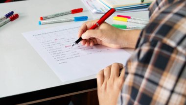 Tabloda İngilizce testi
