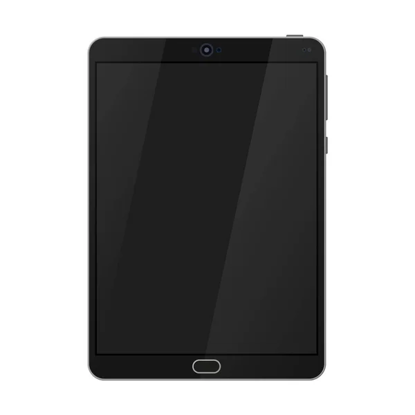 Realistiska tablet pc-dator med blank skärm. — Stock vektor