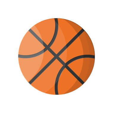 Beyaz zemin üzerinde basketbol topu.