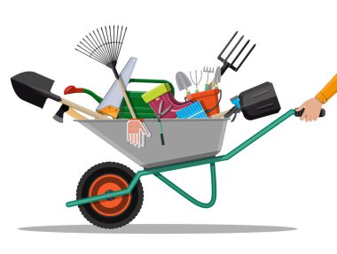 Bahçecilik aletleri ayarlayın. Bahçe için donatım