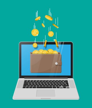 Online gelir kavramı.