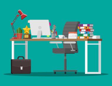 Bilgisayarlı ofis masası