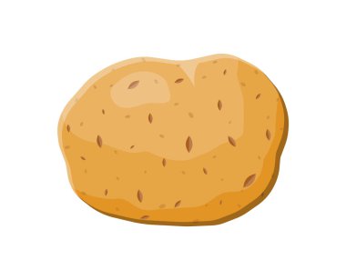 sebze patates üzerine beyaz izole.