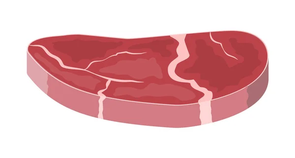 Ossenhaas. Varkensvlees knokkel. — Stockvector