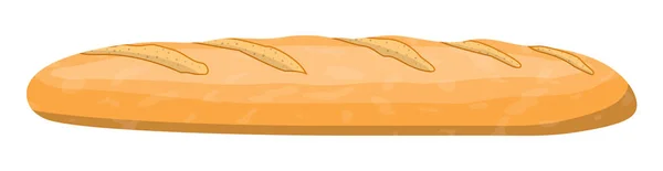 Pan de trigo. Rollo de pan de grano . — Archivo Imágenes Vectoriales