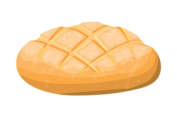 Buğday tost ekmeği somun — Stok Vektör