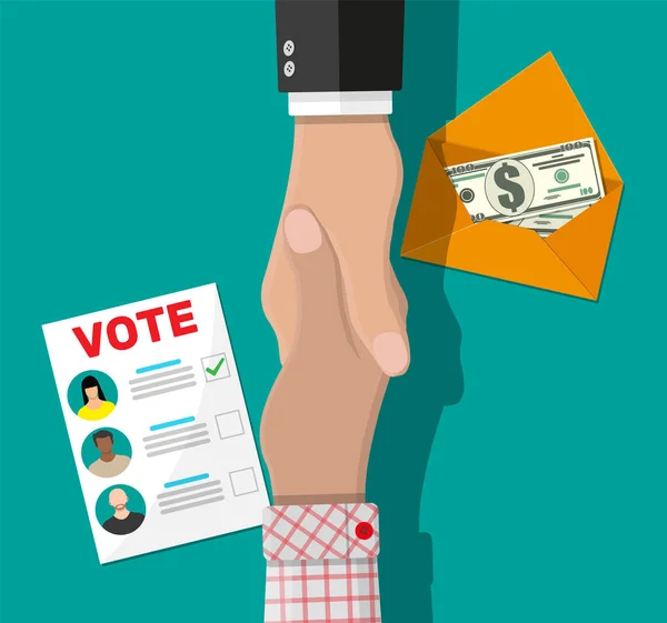 選挙のための票の販売 — ストックベクタ