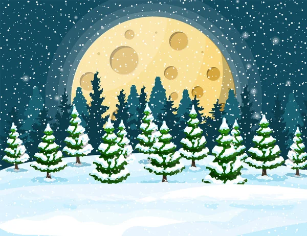 Fondo de Navidad invierno — Archivo Imágenes Vectoriales