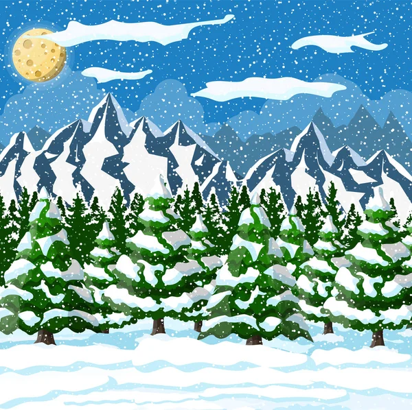 Zimowe Boże Narodzenie — Wektor stockowy