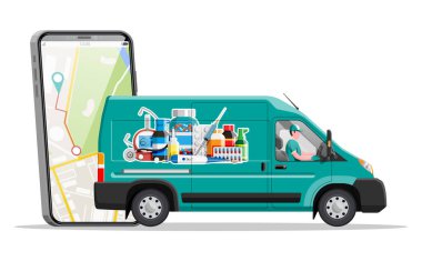Uyuşturucu ve akıllı telefon teslimatı için minibüs