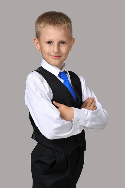 Portrait Pupil Boy Elementary Grades — Stock Photo, Image