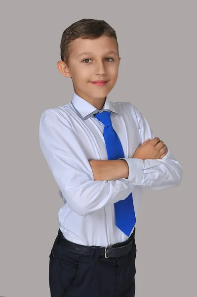 Tanuló Fiú Elemi Minőségek Portré — Stock Fotó