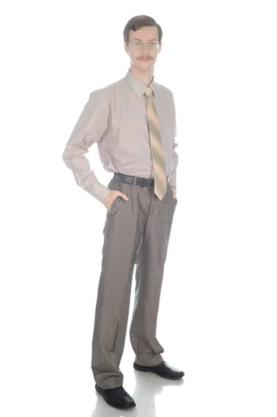 ビジネス スーツを着た若い男 — ストック写真