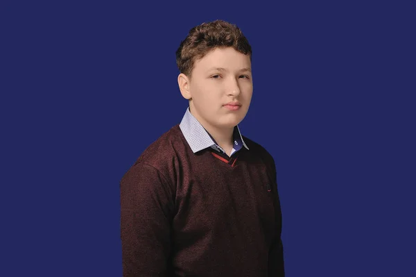Портрет Хлопчика Середньої Школи — стокове фото