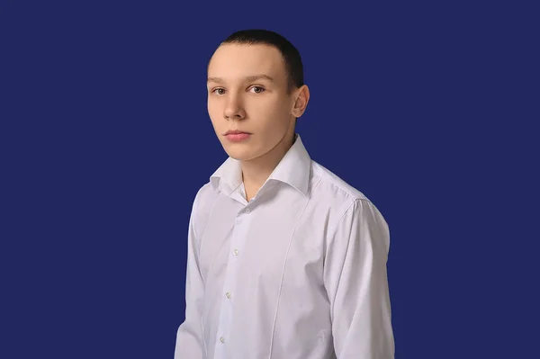 Portrait Young Boy High School — Stock Photo, Image