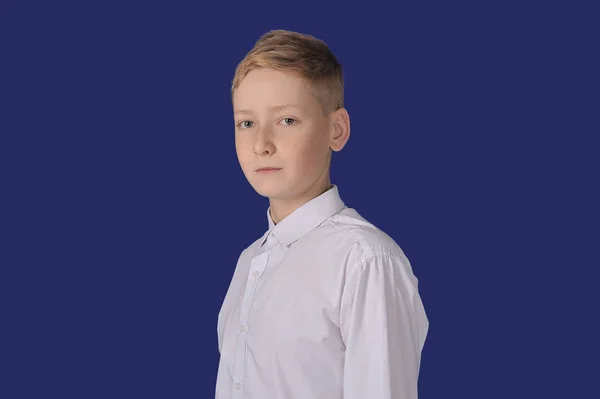 Portret Van Een Jonge Jongen Middelbare School — Stockfoto