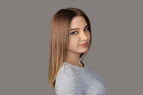 Portrait Young Girl High School — Stock Photo, Image