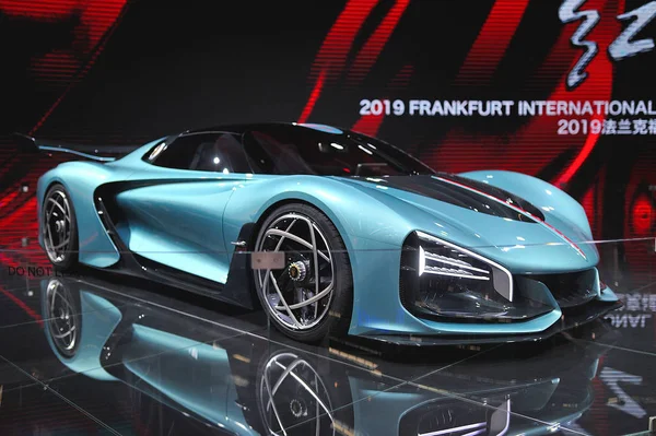 FRANKFURT, ALEMANHA - SEPT 2019:, IAA International Motor Show A — Fotografia de Stock