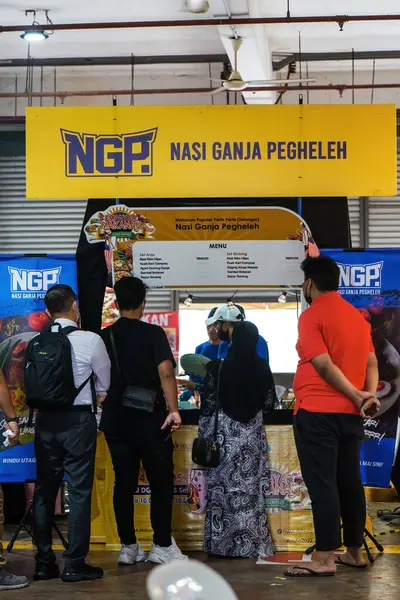 Putrajaya Malaysia Aug 2022 Nasi Ganja Pegheleh Stall Selling Rice — Stock Photo, Image