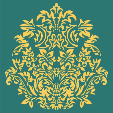 Rokoko, Barok öğesi, klasik Şam, swirls, verilirse, izole