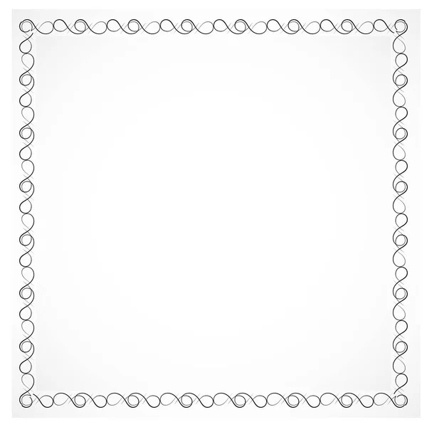 Cadre Pour Dessin Dessiné Illustration Vectorielle Eps — Image vectorielle