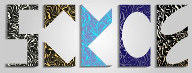 Ebru ile arka planlar. Mermer doku. Boya sıçrama. Renkli sıvı. Poster, kart, broşür, davetiye, kapak kitap, katalog için kullanılabilir. Vektör çizim eps10