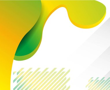 Modern soyut vektör afiş. Çeşitli renk ile düz geometrik sıvı halde. Modern vektör şablonu, şablon tasarımı logo, el ilanı veya sunum için. EPS 10.