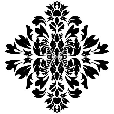 Vintage damask desen, herhangi bir amaç için büyük tasarım. Hint paisley desen vektör sorunsuz.