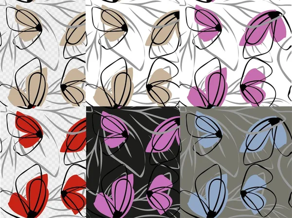 Krásné Květiny Skvělý Design Pro Jakýkoliv Účel Starobyý Abstraktní Vzor — Stockový vektor