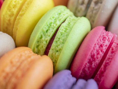 Closeup renkli macaroons 19