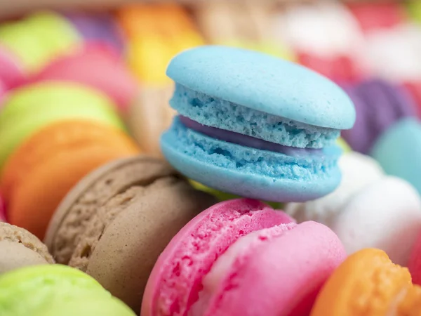 Closeup macaroons coloridos 20 — Fotografia de Stock