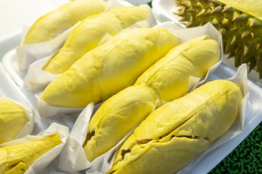 Meyvelerin Durian kralının yakın çekim 1