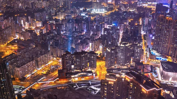 Cidade de Hong Kong com semáforo 1 — Fotografia de Stock
