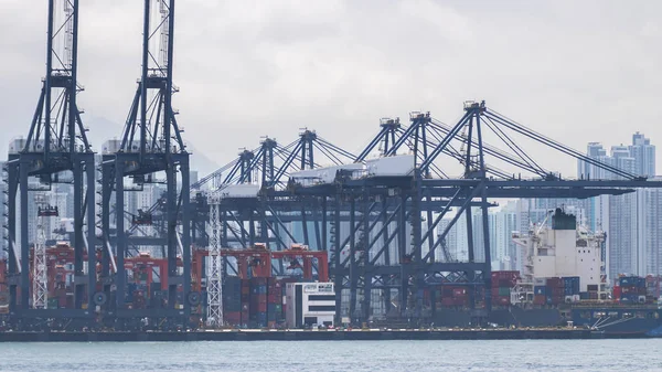 Hong Kong industrial port 1 — Stock Photo, Image