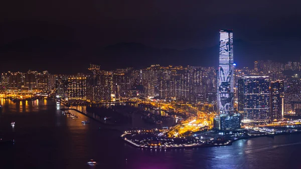 Hong Kong cityscape night light 4 — Stock Photo, Image