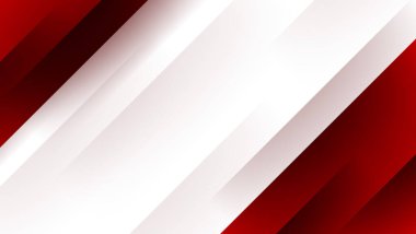 Kırmızı çizgili arka planı olan beyaz bir eğim. Modern tasarım projeleri, afişler, posterler, web siteleri ve dijital sunumlar için uygundur. Cesur ve göz alıcı..