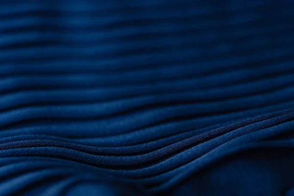 Close Rood Blauwe Stof Textuur Van Kleding Van Vrouw Selectieve — Stockfoto