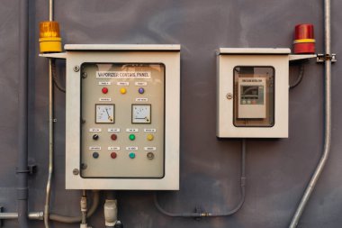 Buharlaştırıcı kontrol paneli ve gaz kaçak dedektörü Denetim Masası