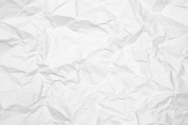 Buruşturulmuş beyaz kağıt doku arka plan. Buruşuk beyaz kağıt te