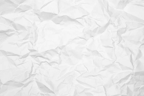 Buruşturulmuş beyaz kağıt doku arka plan. Buruşuk beyaz kağıt te