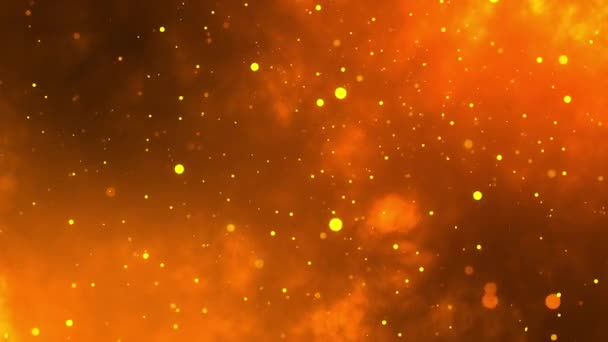 Abstract Particle Cinematic Background Fond Animation Particules Mouvement Avec Look — Video