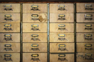 Vintage retro eski çin tıbbı metal dolap doku backgr