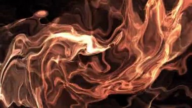 Soyut Kusursuz Döngü Altın Güç Enerjisi dalgalı pürüzsüz doku arka planı. Kavramsal akış parlayan enerji desen elementi. Güzel Stil 3B Gradyan Doku Eğilimi Renk Akıcı Soyut Etkisi. 